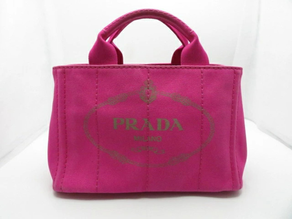 Prada Canapa handbag canvas pink